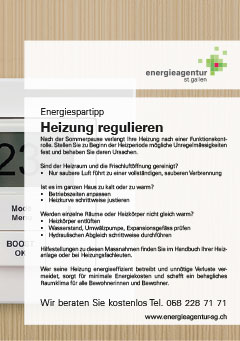 Heizung regulieren