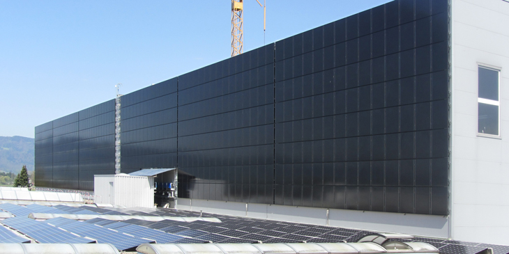 Industriedach in Diepoldsau