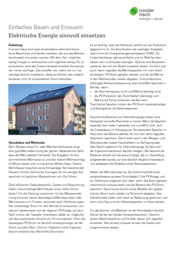 Einfaches Bauen und Erneuern