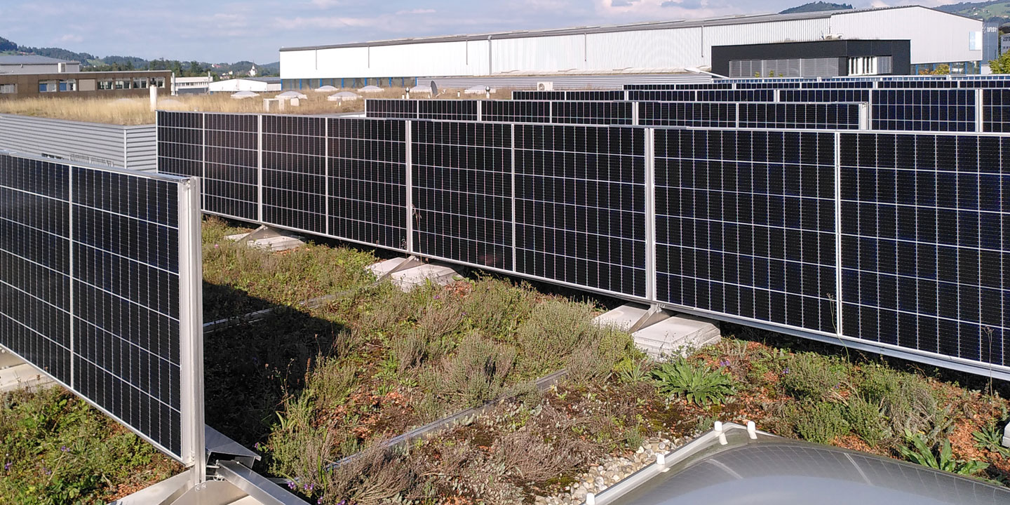 Industriedach in St.Gallen