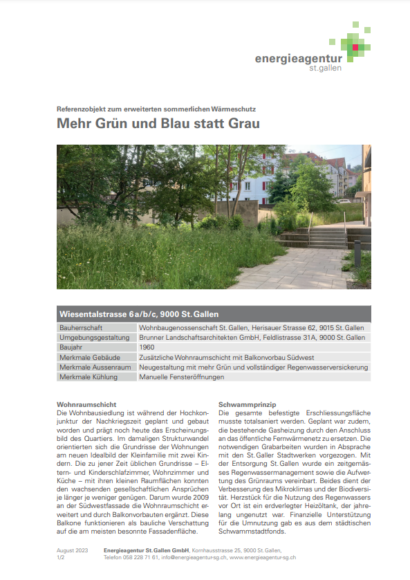 Mehr Grün und Blau statt Grau