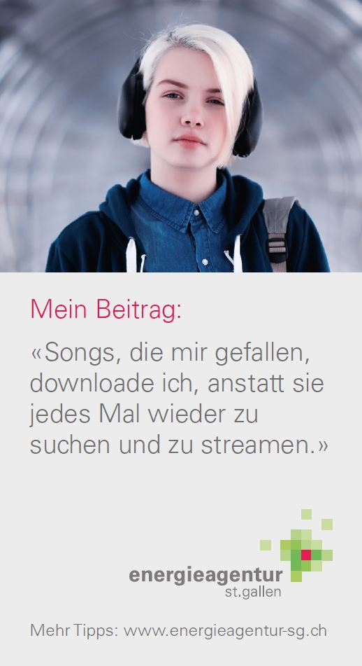 Songs, die mir gefallen, downloade ich, anstatt sie jedes Mal wieder zu suchen und zu streamen.
