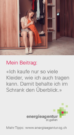 Ich kaufe nur so viele Kleider, wie ich auch tragen kann. Damit behalte ich im Schrank den Überblick.