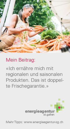 Ich ernähre mich mit regionalen und saisonalen Produkten. Das ist doppelte Frischegarantie.