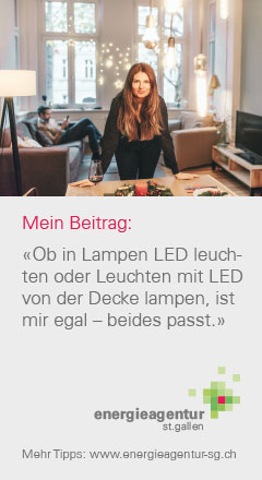 Ob in Lampen LED leuchten oder Leuchten mit LED von der Decke lampen, ist mir egal – beides passt.